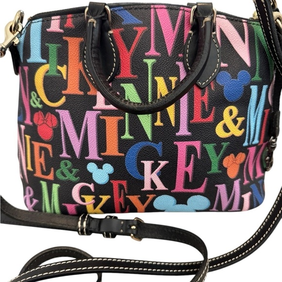 Dooney & Bourke Handbags - Dooney & Bourke Disney Parks Mickey Mouse Rainbow small  crossbody handbag